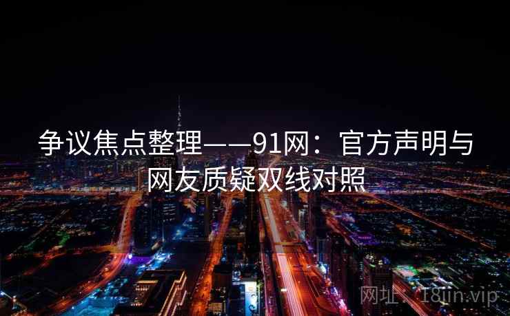 争议焦点整理——91网：官方声明与网友质疑双线对照  第2张