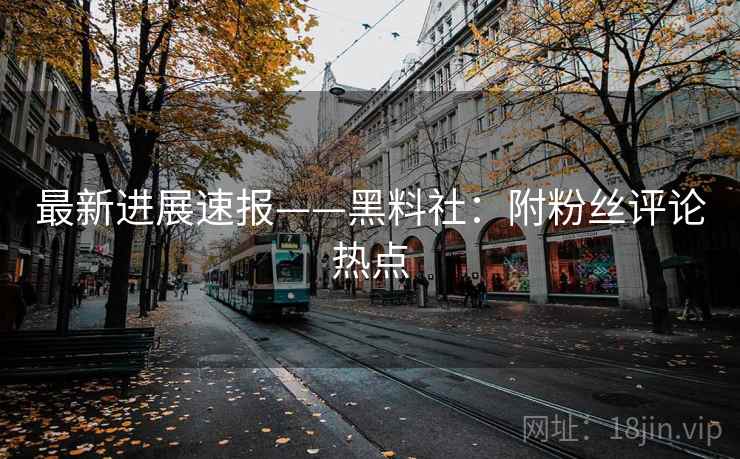 最新进展速报——黑料社：附粉丝评论热点